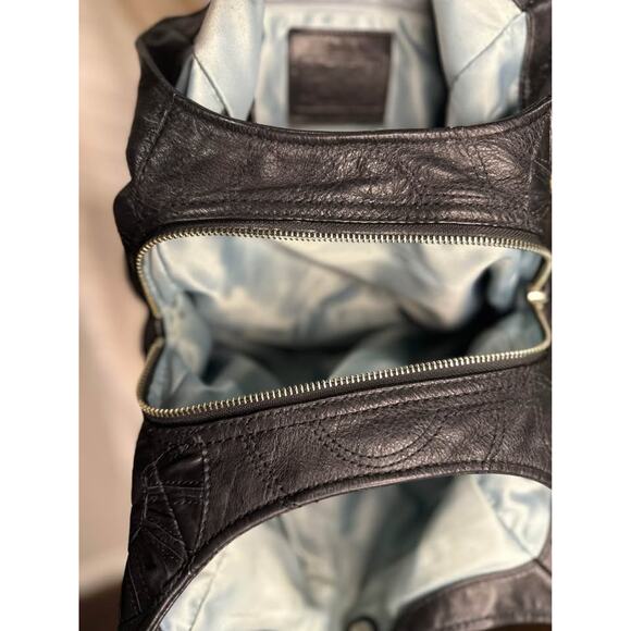 AUTHENTIC Coach Madison Gathered Leather Hobo 16504 EUC + COA & Scarf - Picture 3 of 6